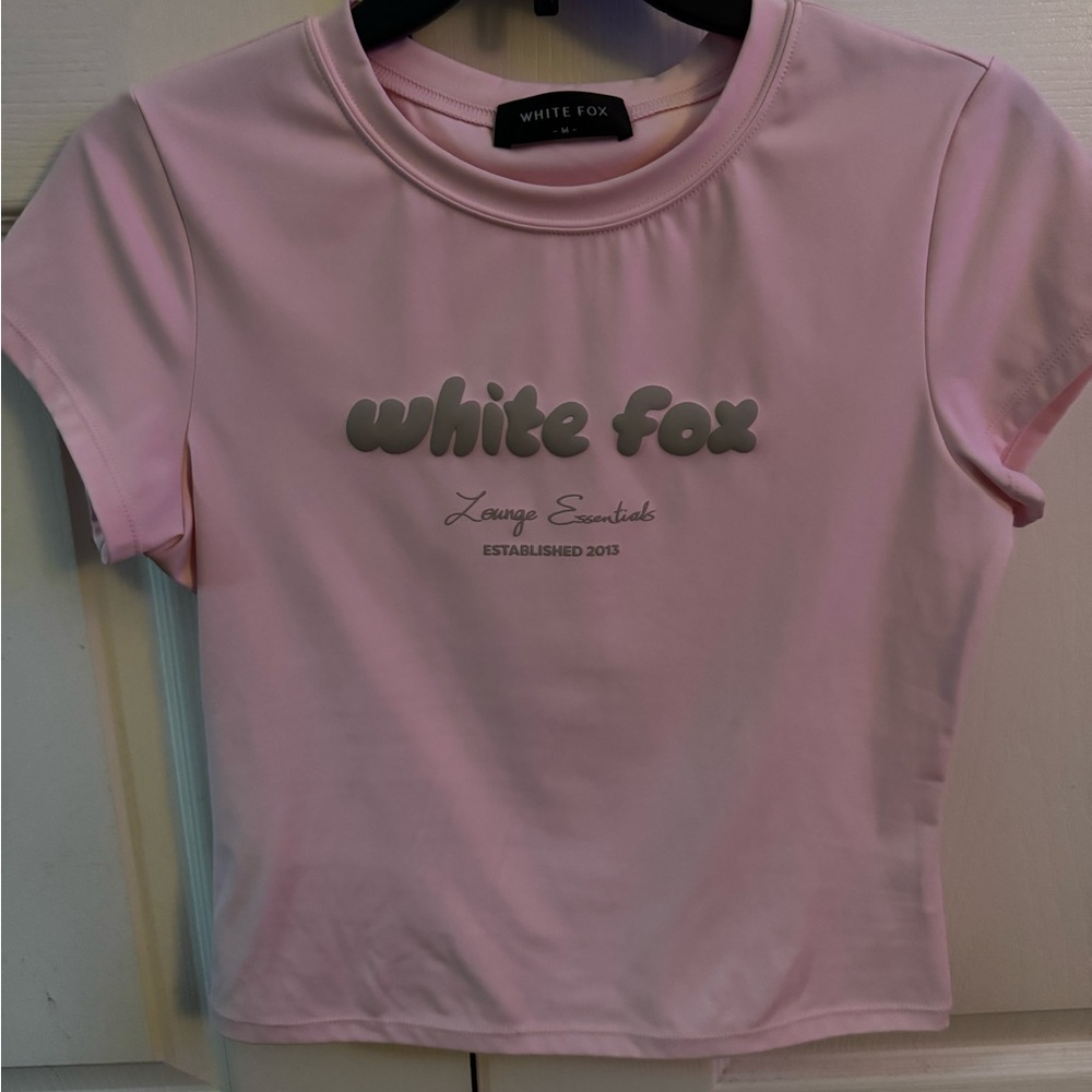 White Fox Boutique Pink Graphic Tee
